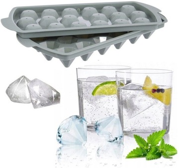 FORMA DO LODU WHISKY DIAMENTOWE KOSTKI DRINK TACKA