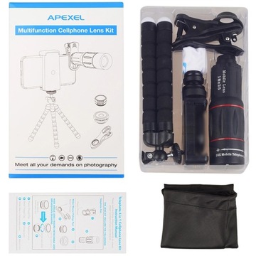 Линзы Apexel для камеры смартфона Fisheye