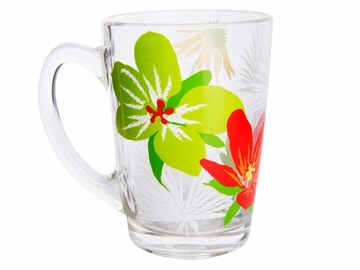 33662 LUMINARC POP FLOWERS GREEN KUBKI KUBEK 320ML