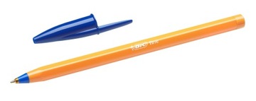 BIC ORANGE ORIGINAL FINE TRADYCYJNY POMARAŃCZOWY DŁUGOPIS NIEBIESKI TUSZ