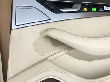 AUDI A8 D4 СТОРОНЫ, ОБИВКА ДВЕРЕЙ, БЕЖЕВЫЙ, КОРИЧНЕВЫЙ