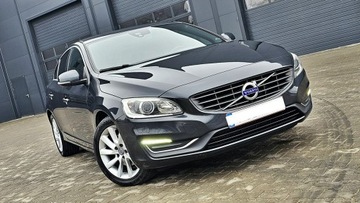 Volvo S60 II Sedan Facelifting 2.0 D2 DRIVE-E 120KM 2015 Volvo S60 LiFt 2,0D Bi Xenon Ledy Skóra Grzana
