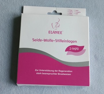 Wkładki laktacyjne wielorazowe Elanee cielisty 2 szt.