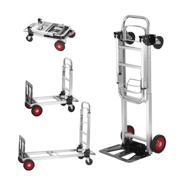 Transportowy Składany Wózek Magazynowy Alu 100kg