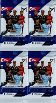 4 SASZETKI Z KARTAMI PKO BP EKSTRAKLASA 2023/24 seria 1