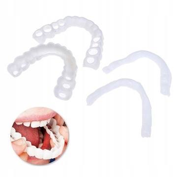 2 ВРЕМЕННЫЕ КОСМЕТИЧЕСКИЕ НАКЛАДКИ НА ИСКУССТВЕННЫЕ ЗУБЫ