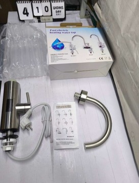 ВОДОНАГРЕВАТЕЛЬ проточный, электрический кран, высокий излив