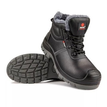 Buty Robocze Ocieplane Zimowe Ochronne z Noskiem BHP Męskie Squall S3 r. 45