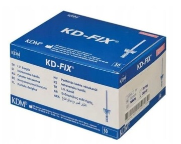 Kaniula dożylna KD-Fix G22 0.9x25mm Niebieski 50szt.