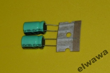 Kondensator el. 47uF 100V LELON RGA cena za 40szt.