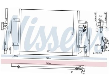 CHLADIČ KLIMATIZACE NISSENS 940585