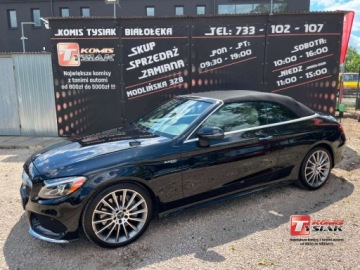 Mercedes Klasa C W205 2017 Mercedes-Benz Klasa C BIALOLEKA 2.0Turbo Benzyna (245km) 2017r prod KOMIS