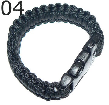 Bransoleta z Paracordu + Gwizdek SURVIVAL 10wzorów