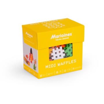 KLOCKI KONSTRUKCYJNE MARIOINEX WAFFLE MIDI 90 EL.
