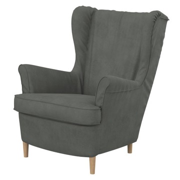 STRANDMON Pokrycie fotela, Velvet Grey