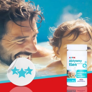 Активный кислород для плавательных бассейнов джакузи SPA Химия для бассейнов без таблеток хлора 1KG