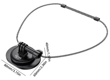 Магнитный держатель для спортивной камеры DJI Pocket Action Osmo 2, ремешок на шею