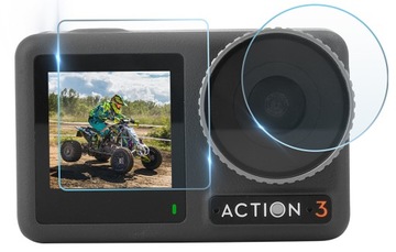 DJI OSMO ACTION 3 Закаленное стекло Набор защитных стекол SUNNYLIFE (OA3-BHM494-1)