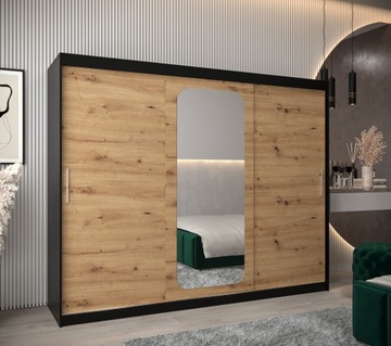 Szafa przesuwna garderoba PROMO T2 250 z lustrem