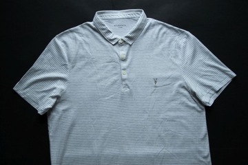 ALL SAINTS__KOSZULKA POLO PREMIUM LOGO PASKI__XL