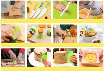 НАБОР БЕЗОПАСНЫХ НОЖЕЙ КУХОННЫЕ АКСЕССУАРЫ ДЛЯ ДЕТЕЙ MEGA SET XXL