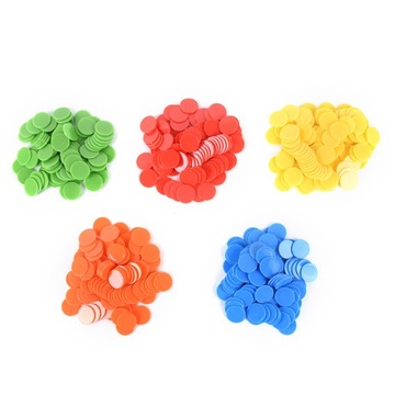 Plastikowe poker chipy kasyno Bingo markery Token