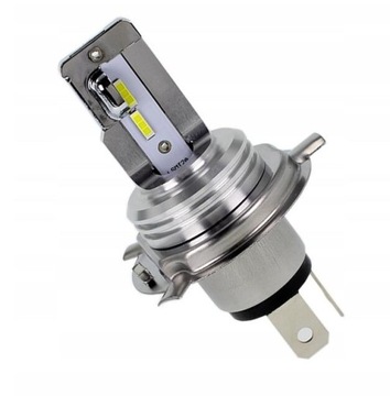 Żarówka LED biała H4 60/55W 12V 24V krótkie długie
