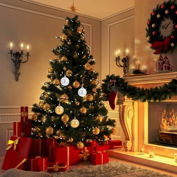 Plastikowe bombki choinkowe na studniówkę 18 szt