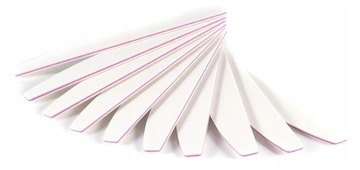 10szt Pilniki do paznokci łódka półksiężyc 180/240