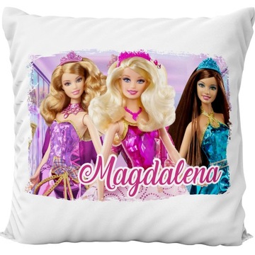 PODUSZKA BARBIE RÓŻNE WOZRY BAJKA PREZENT IMIĘ HIT
