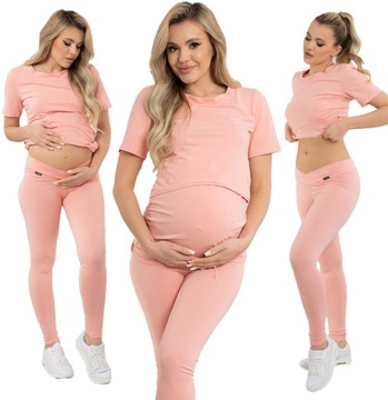 LEGGINSY CIĄŻOWE GETRY SPODNIE LEGINSY 4XL