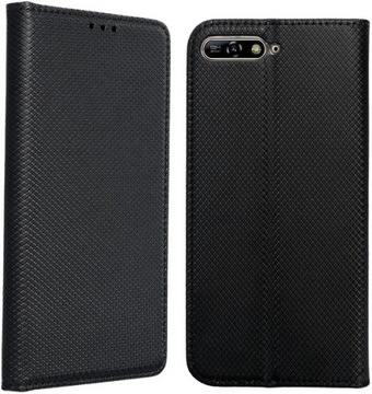 Чехол для HUAWEI Y6 2018 SMART MAGNET+ ЗАКАЛЕННОЕ СТЕКЛО