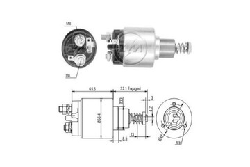 AUTOMAT SPÍNAČ ELEKTROMAGNETICKÝ STARTÉR