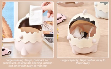 Мини-настольная корзина для бумаг с крышкой, маленькая мусорная корзина, оттенки розового