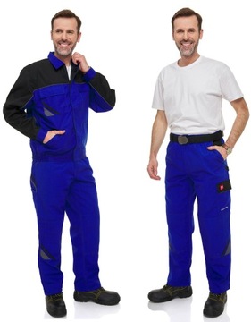 Ubranie robocze OCHRONNE Professional NIEBIESKIE bluza i spodnie do pasa 46