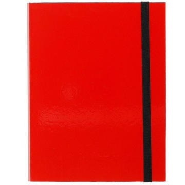 КОРОБКА А4 CLASSIC С КОЛЬЦОМ ЛАСТИК VauPe RED