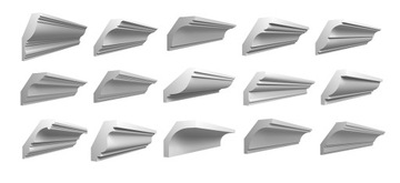 Карнизы, потолочный свод, настенные планки 10х10.