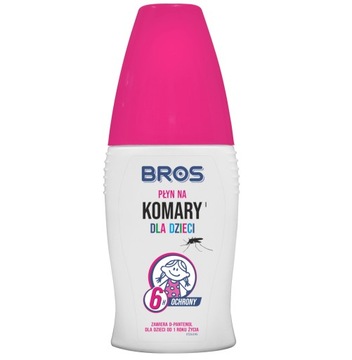 PŁYN na KOMARY i KLESZCZE DLA DZIECI ..: BROS :..