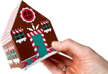 АДВЕНТ календарь домики из бумаги своими руками
