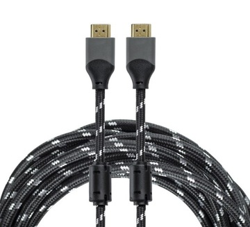 KABEL PRZEWÓD HDMI - HDMI 4K FULL HD ETHERNET 5M