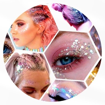 Блестки для украшения глаз и лица Shadow Glitter Gel.