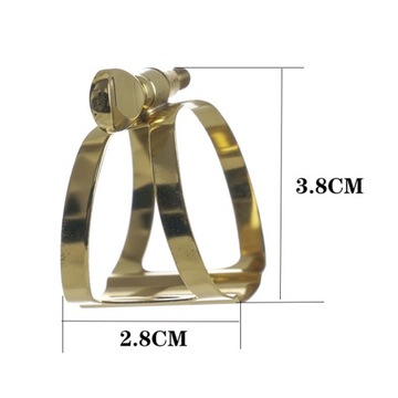 Лигатурный зажим для саксофона регулируемого размера для саксофона альт/тенор/тенор-сопрано