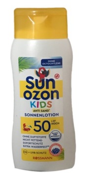 SUNOZON KIDS молочко сонцезахисне для дітей водонепроникні UVAUVB SPF 50