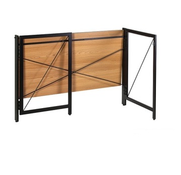 Biurko SKŁADANE Quick Czarny/Golden Teak LOFT