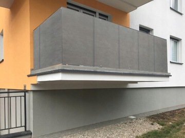 OSŁONA NA BALKON 0,9X5M MATA SZARA + GRATIS! PL