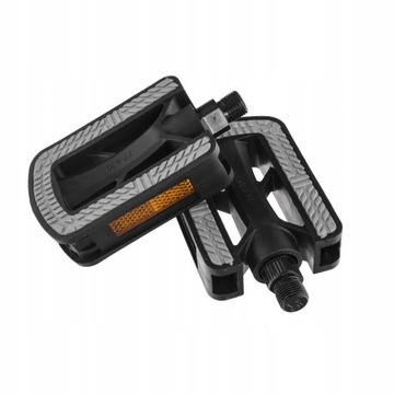 ПРОТИВОСКОЛЬЗЯЩИЕ ВЕЛОСИПЕДНЫЕ ПЕДАЛИ ПВХ 9/16, ОТРАЖАЮЩИЕСЯ