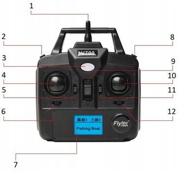 Łódka zanętowa Flytec V700