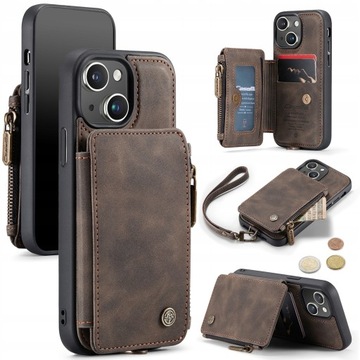 Etui skórzane portfel do iPhone 13 mini