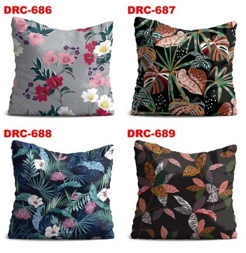 Декоративная наволочка для гостиной, спальни, монстера, цветы, микс