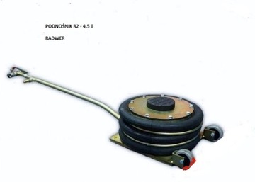 R2 Podnośnik pneumatyczny 4,5T bałwanek PRODUKT POLSKI RADWER